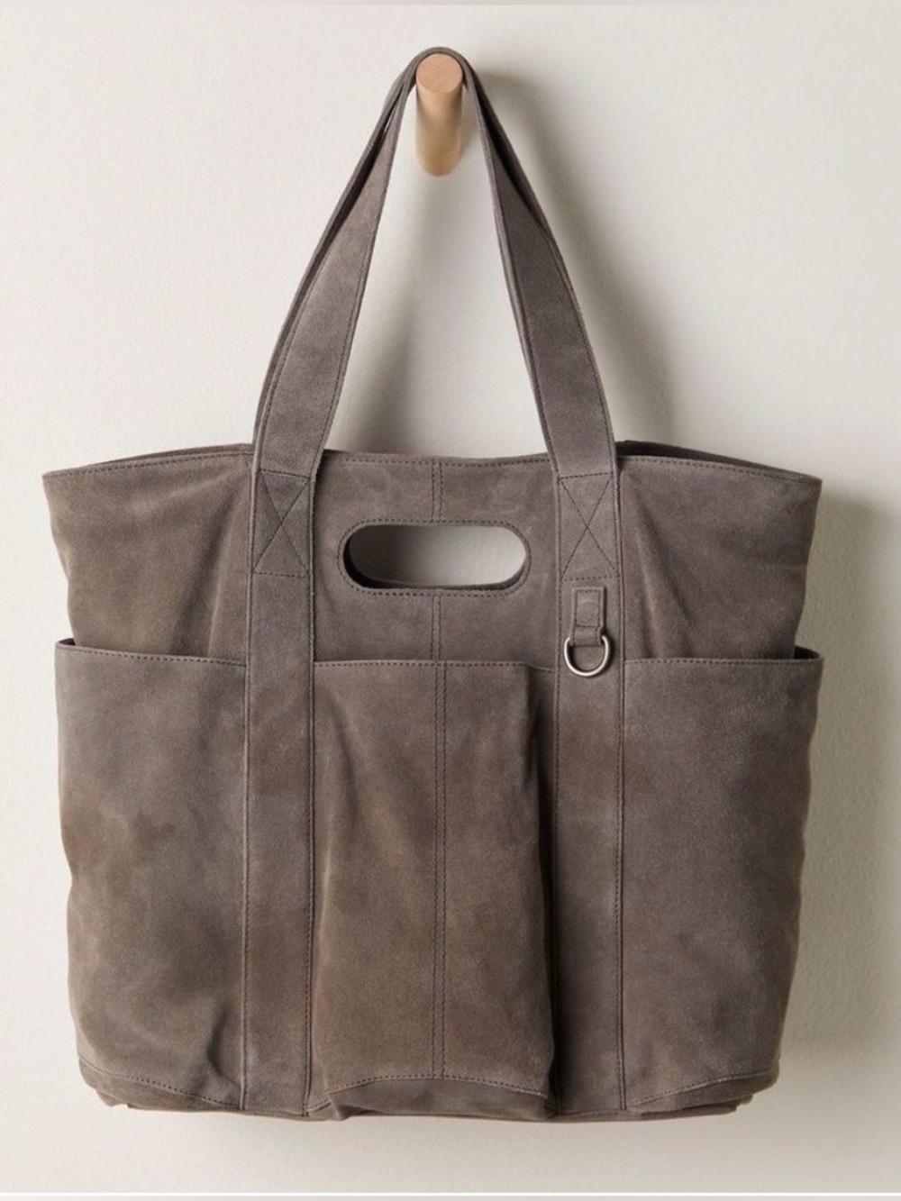 Free People Suede Caravan Tote